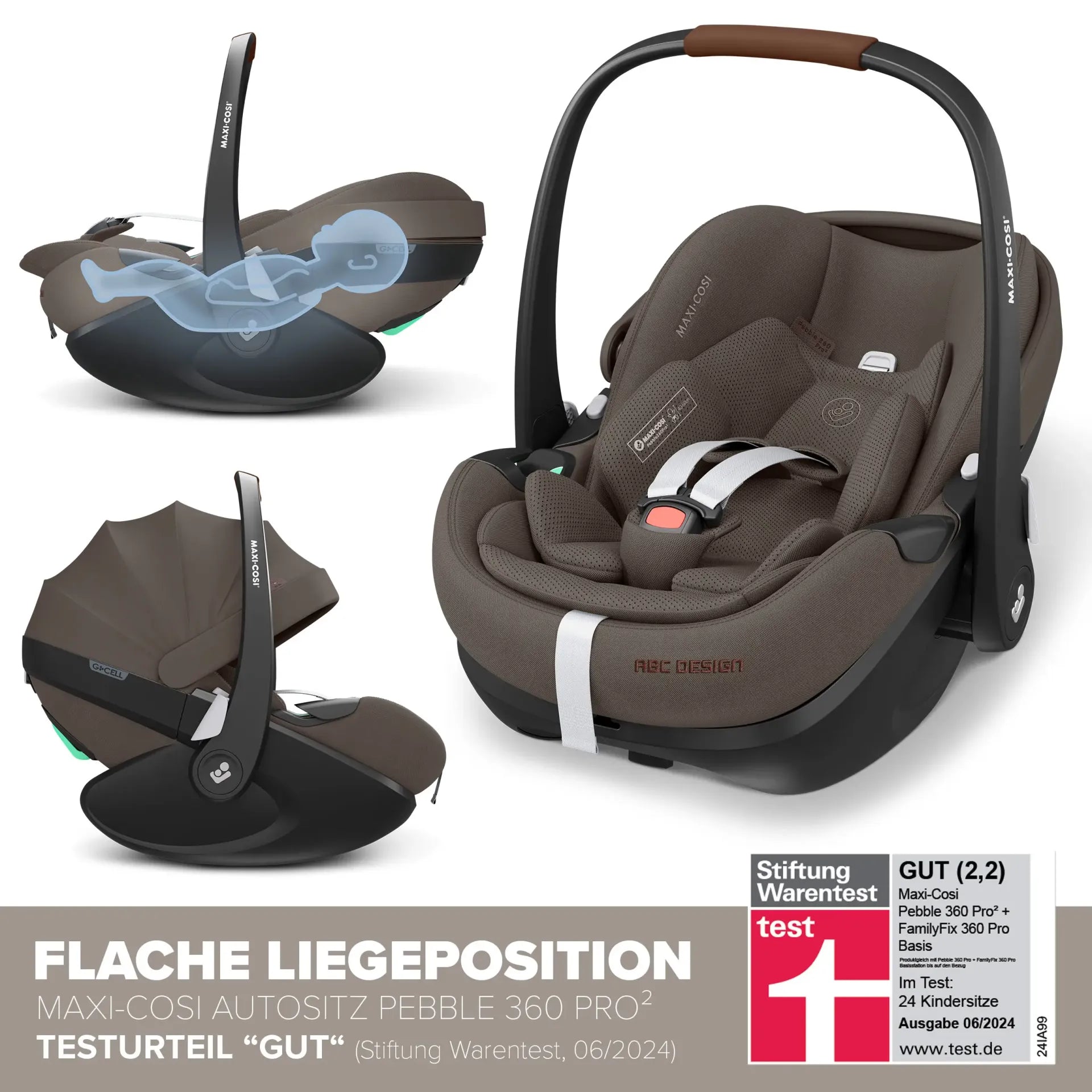 Salsa 5 Air Set + Maxi Cosi Pebble 360 pro2 - Nature