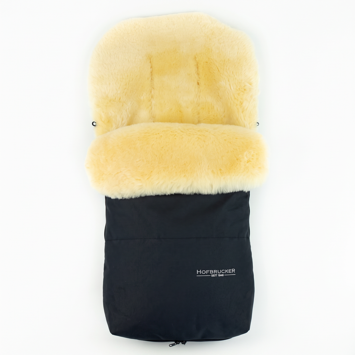 hofbrucker Lammfellsack putzi gold, schwarz