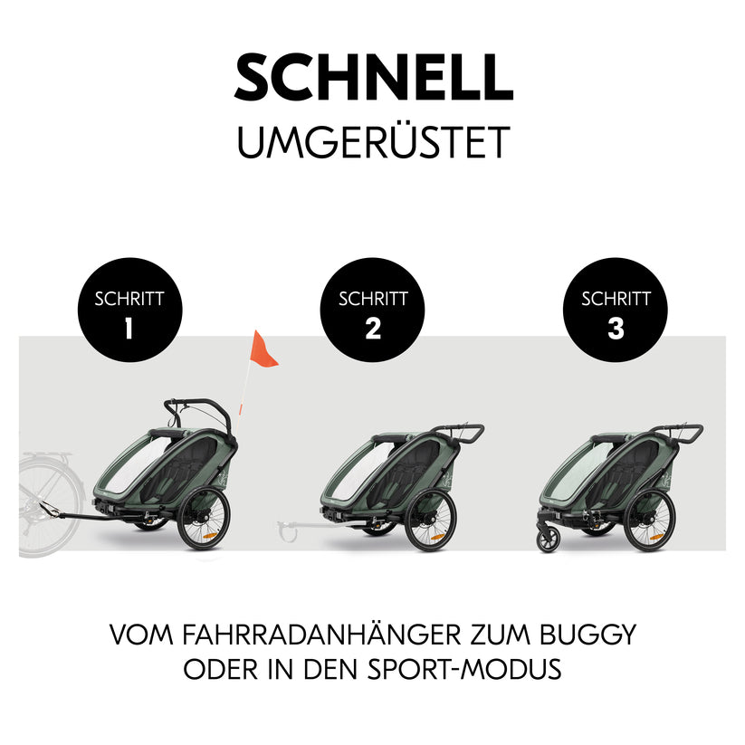 Bike N Walk Duo - Fahrradanhänger