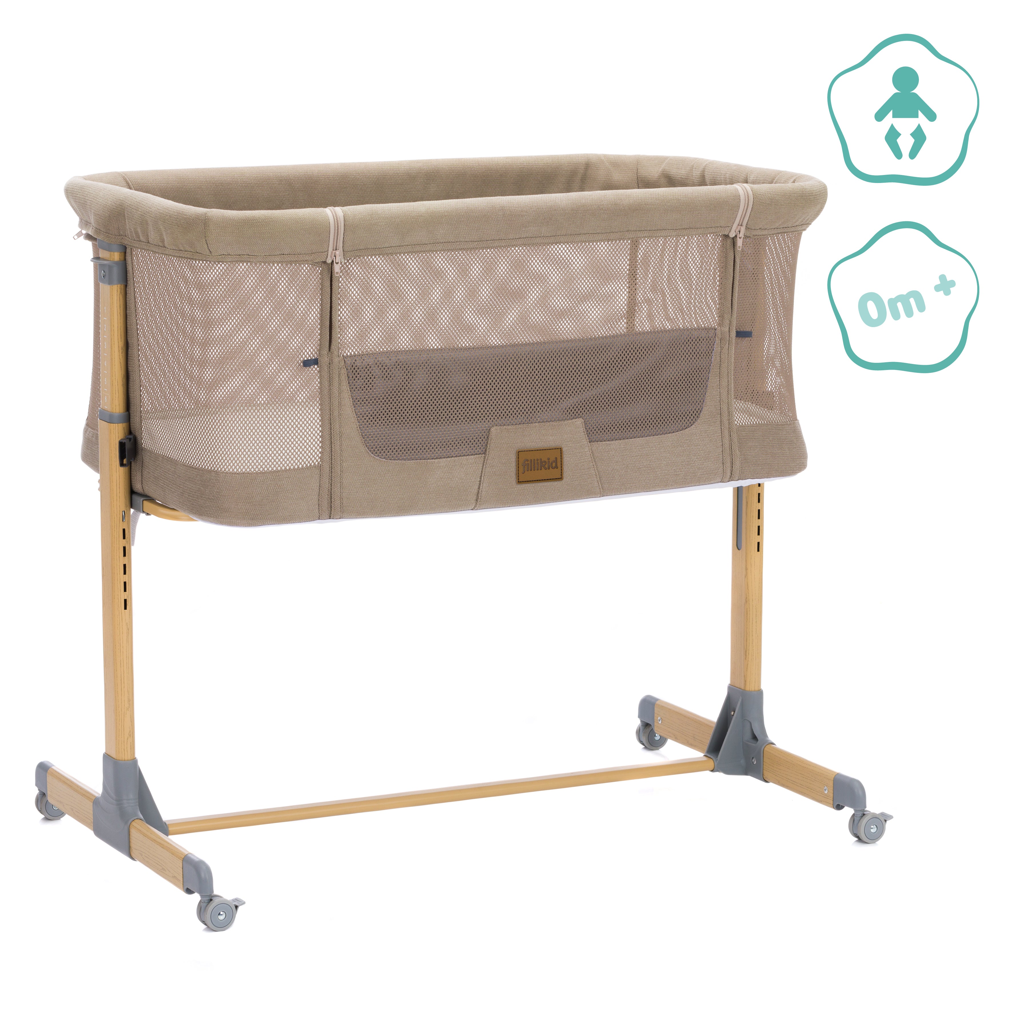 Beistellbett Air - Caramel