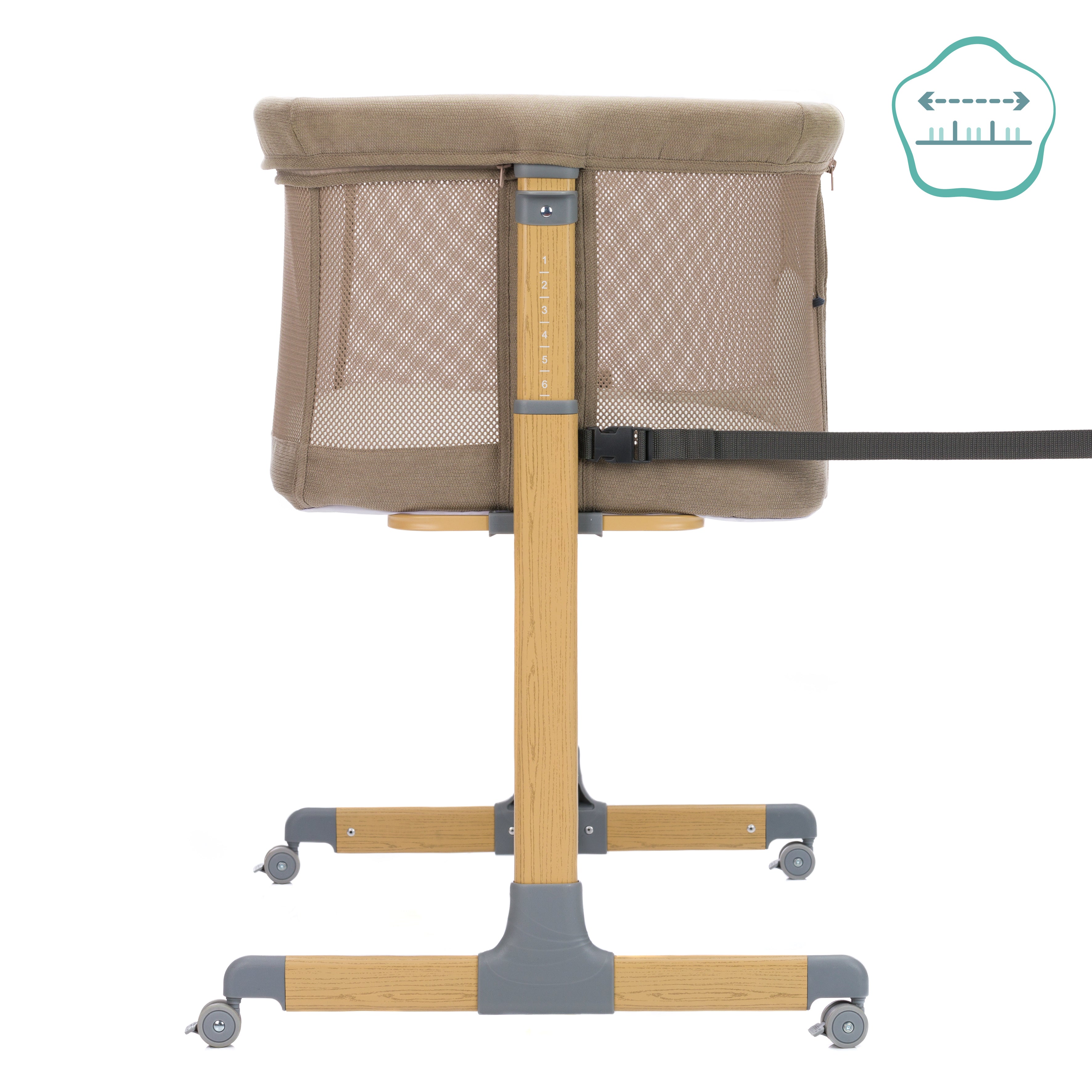 Beistellbett Air - Caramel