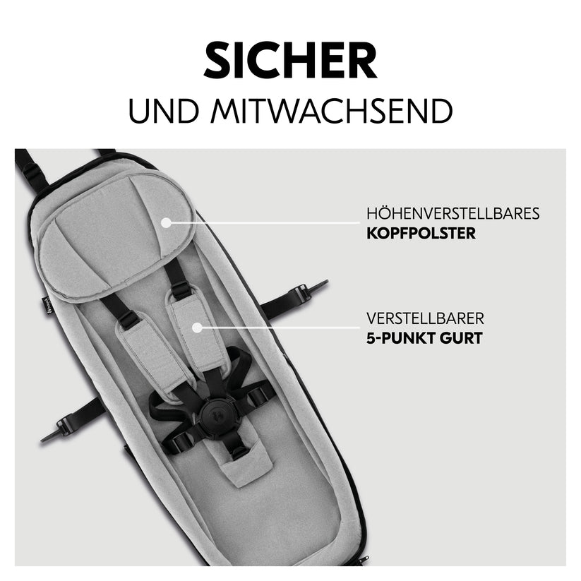 Baby Lounger / Neugeborenen Einhang für alle Hauck Fahrradanhänger