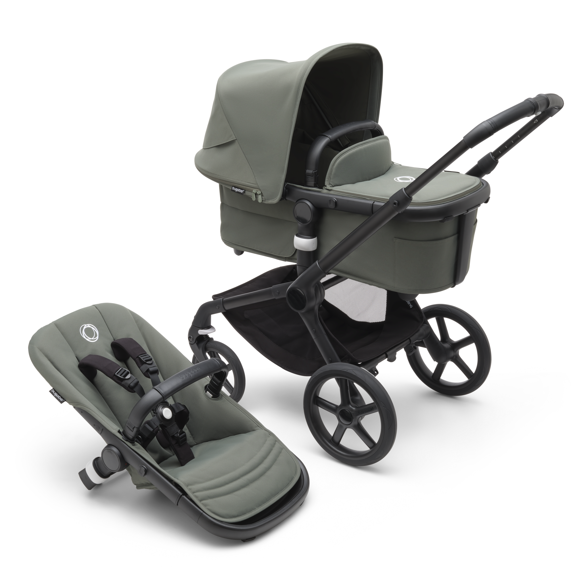 Bugaboo Fox 5 complete - Black/Forest Green
