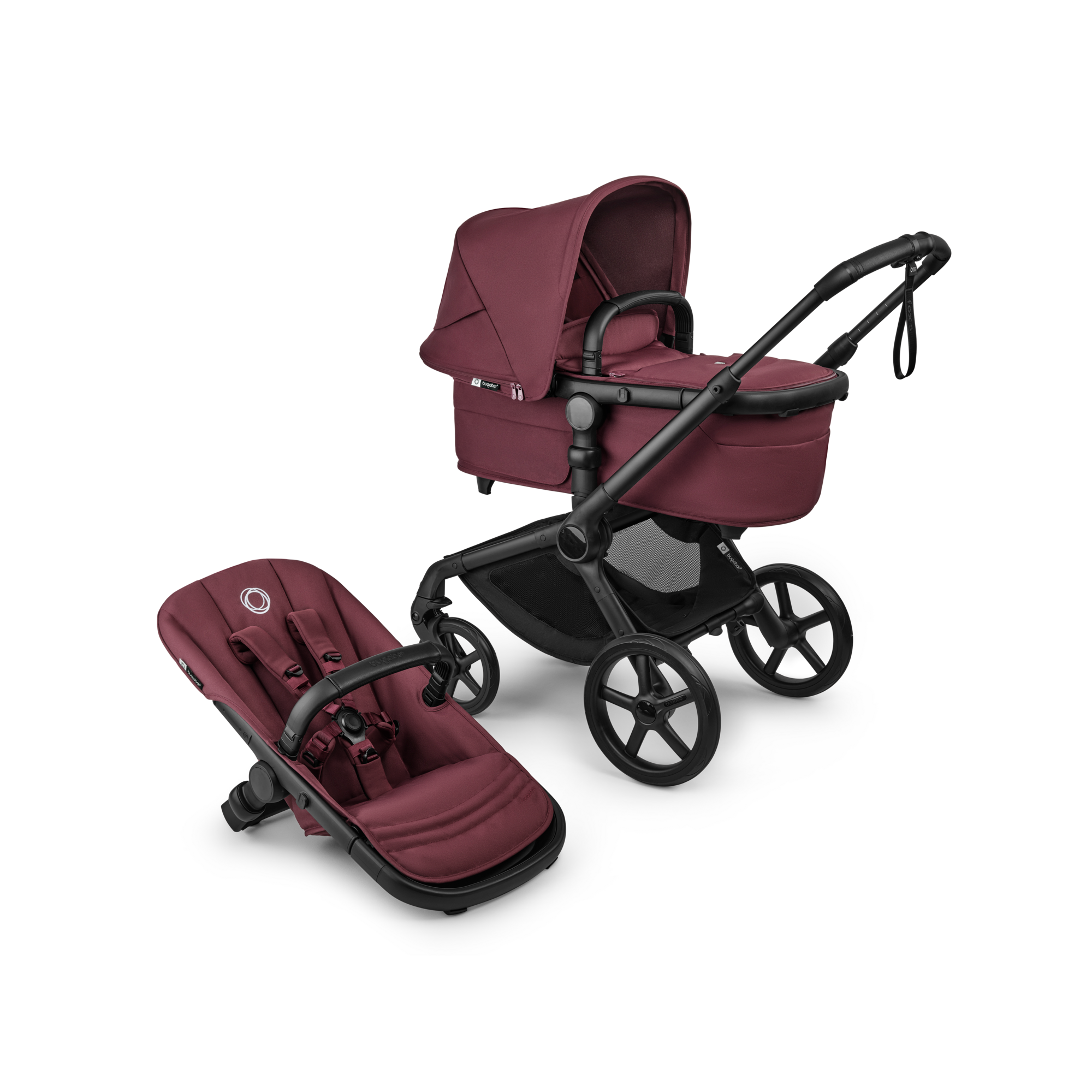 Fox 5 Renew BLACK / DARK CHERRY