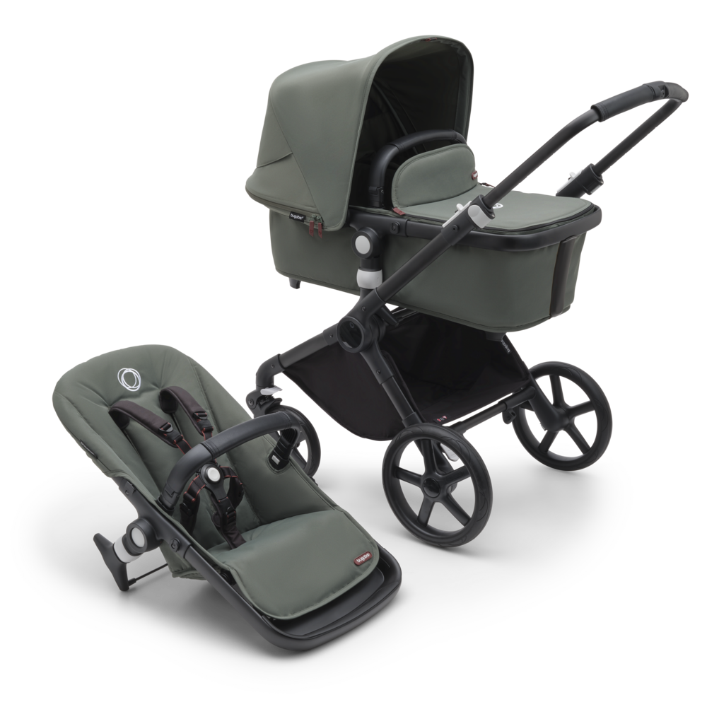 Bugaboo Fox Cub Black/Forest Green