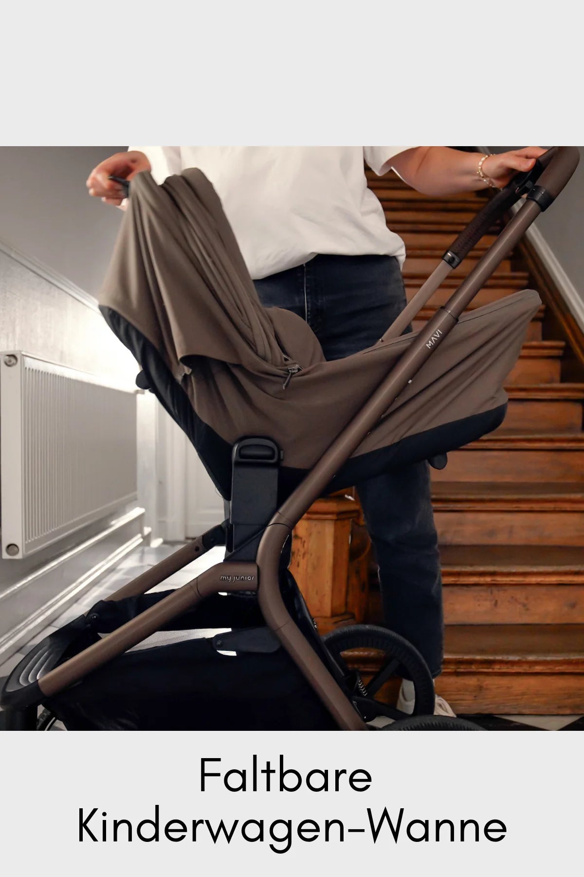 faltbare Wanne des MyJunior Kinderwagen