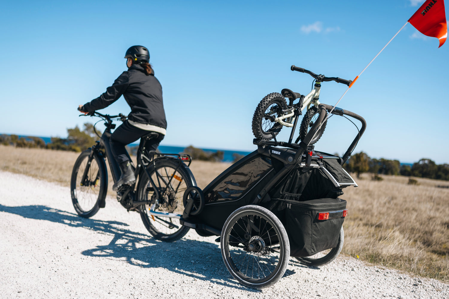 Thule Laufradhalter für Chariot Fahrradanhänger (Doppelsitzer)