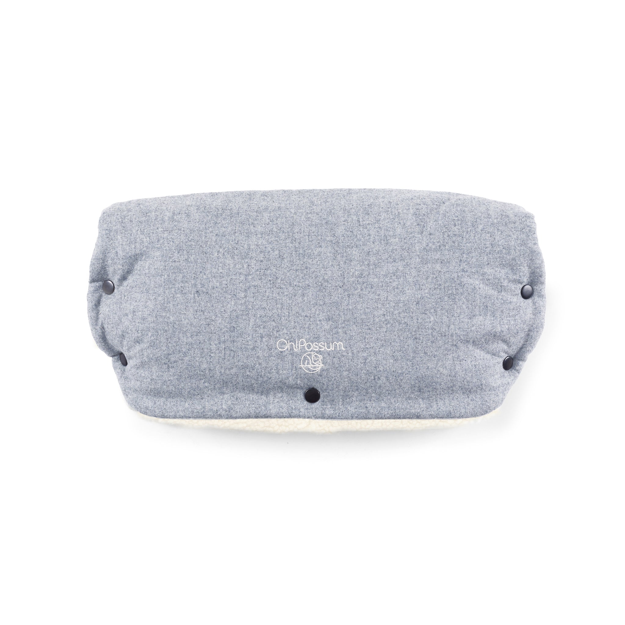Merino Wolle Handmuff clay