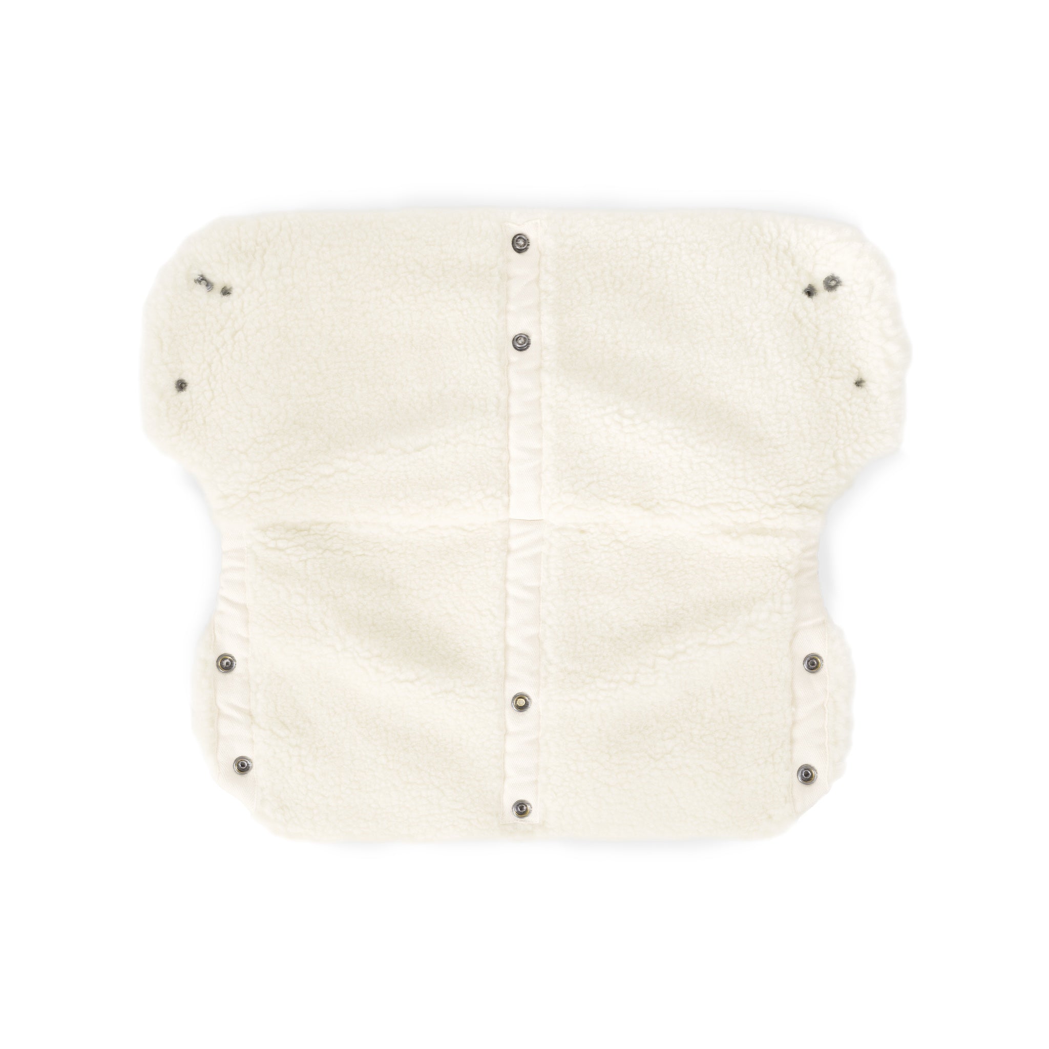 Merino Wolle Handmuff anthrazit