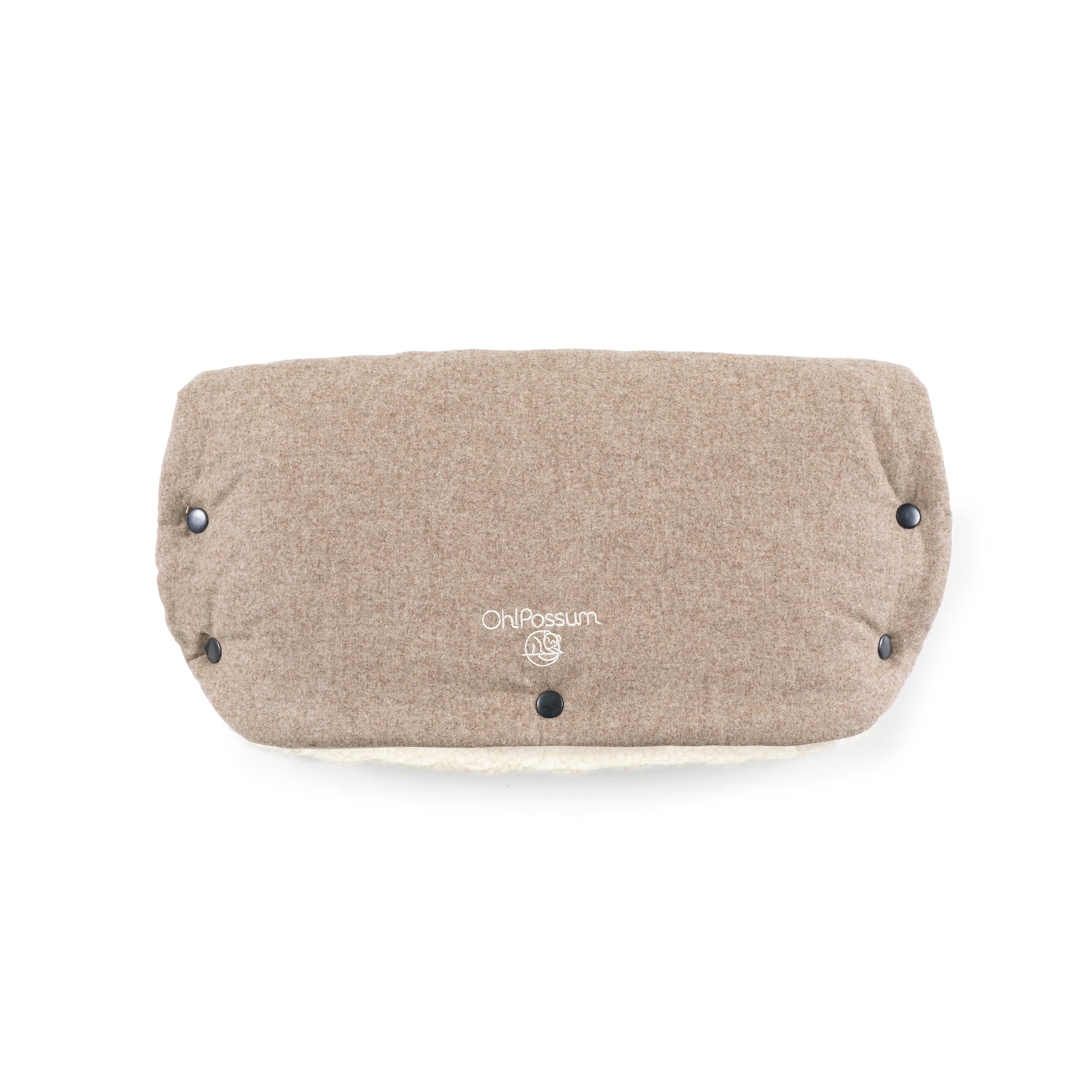 Merino Wolle Handmuff beige