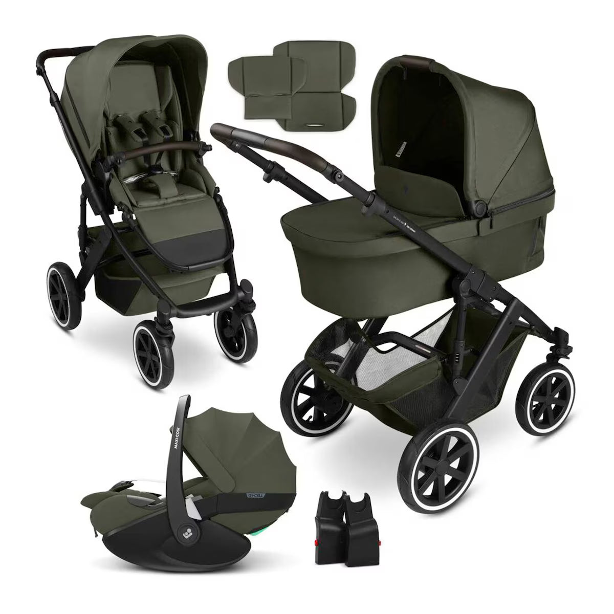 Salsa 5 Air Set + Maxi Cosi Pebble 360 pro2 -Avocado