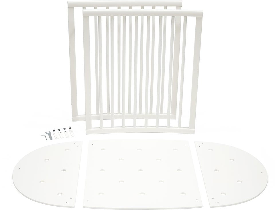 Stokke Sleepi mini V3 + Umbausatz + Matratze - weiss