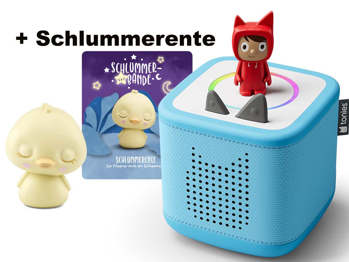 Bundle: Toniebox2 mit Kretivtonie & Schlummerente - eine Klangreise durch den Schlummerwald