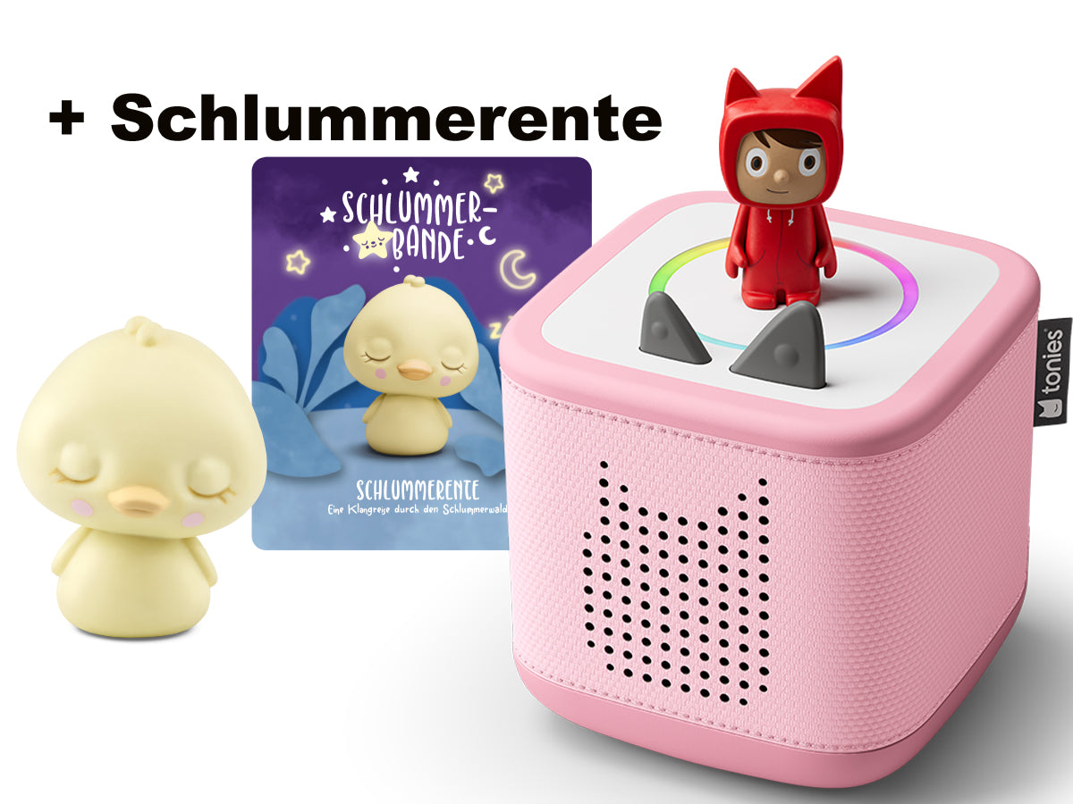 Bundle: Toniebox2 mit Kretivtonie & Schlummerente - eine Klangreise durch den Schlummerwald