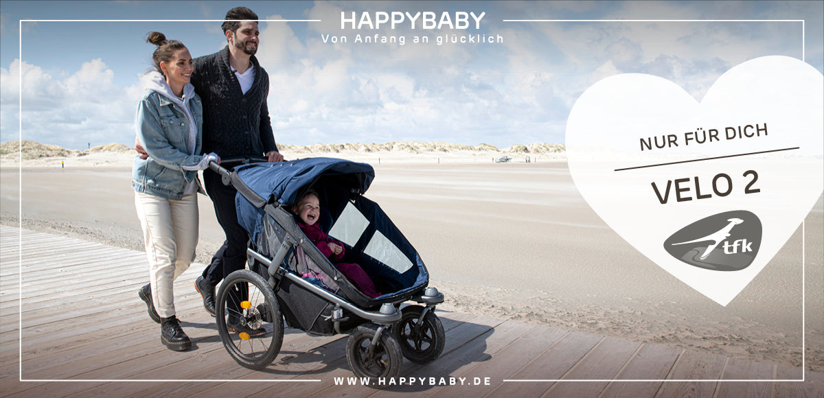 2 in 1 - der Velo von TKF ist der babygerechte Fahrradanhänger und Kinderwagen