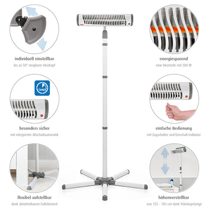 EasyHeat Flex Heizstrahler für Wickeltisch