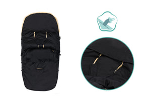 Fillikid Makalu Winterfußsack Lammfell - für ergonomische Sitze (Bugaboo, Joolz u. a)