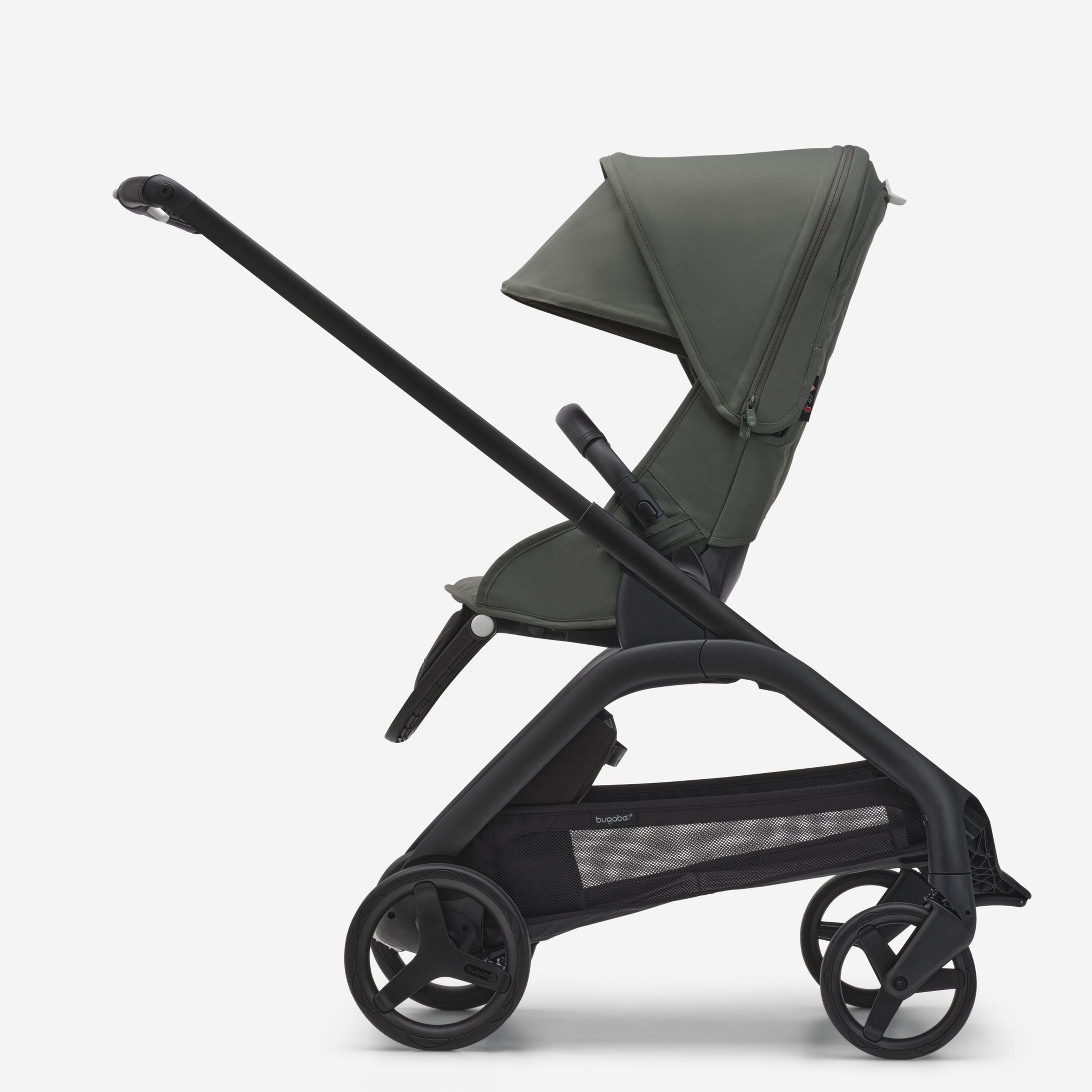 Bugaboo Dragonfly Sitz & Liegewanne Black/Forest Green