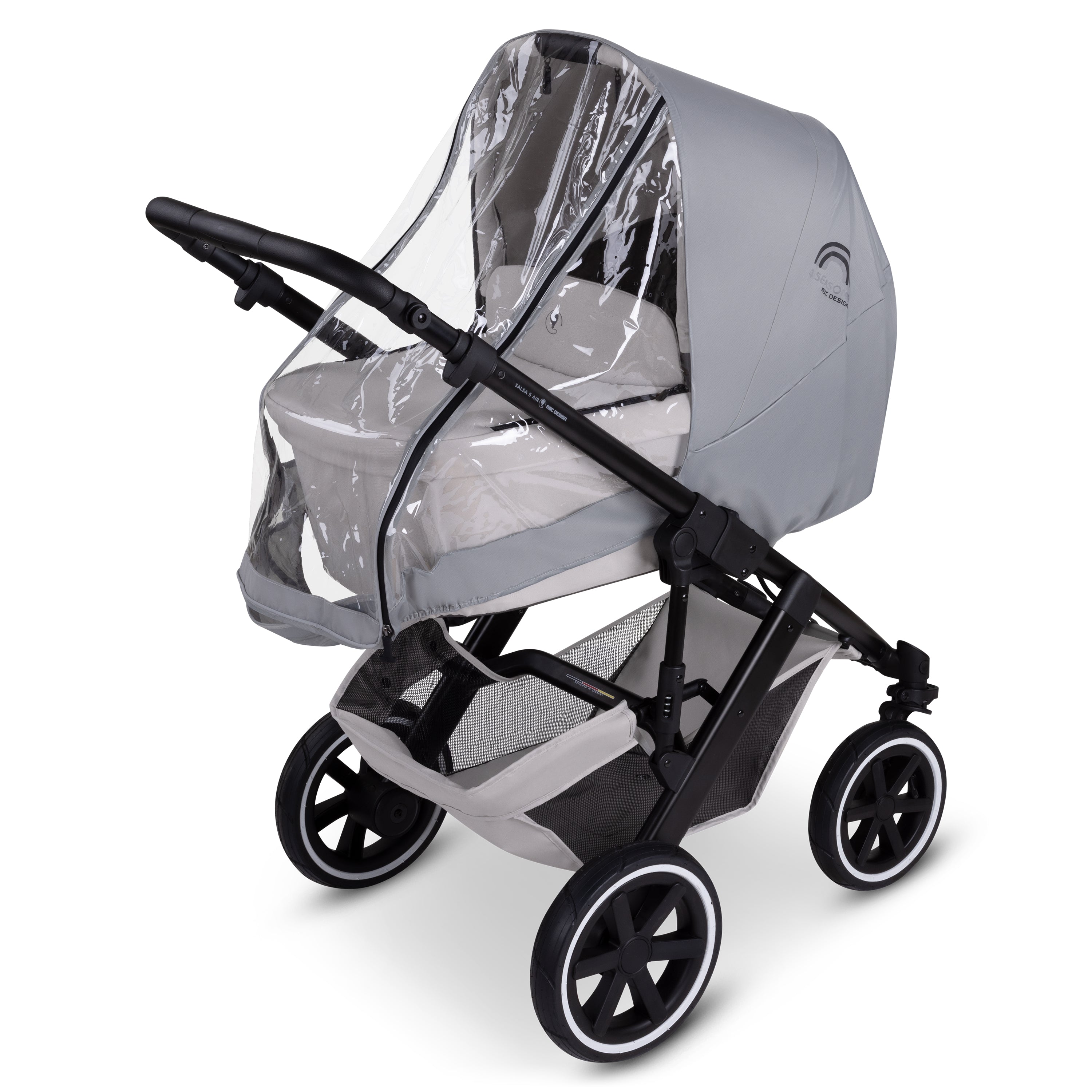 ABC Design - 4 Seasons Pram Regenschutz - Grey