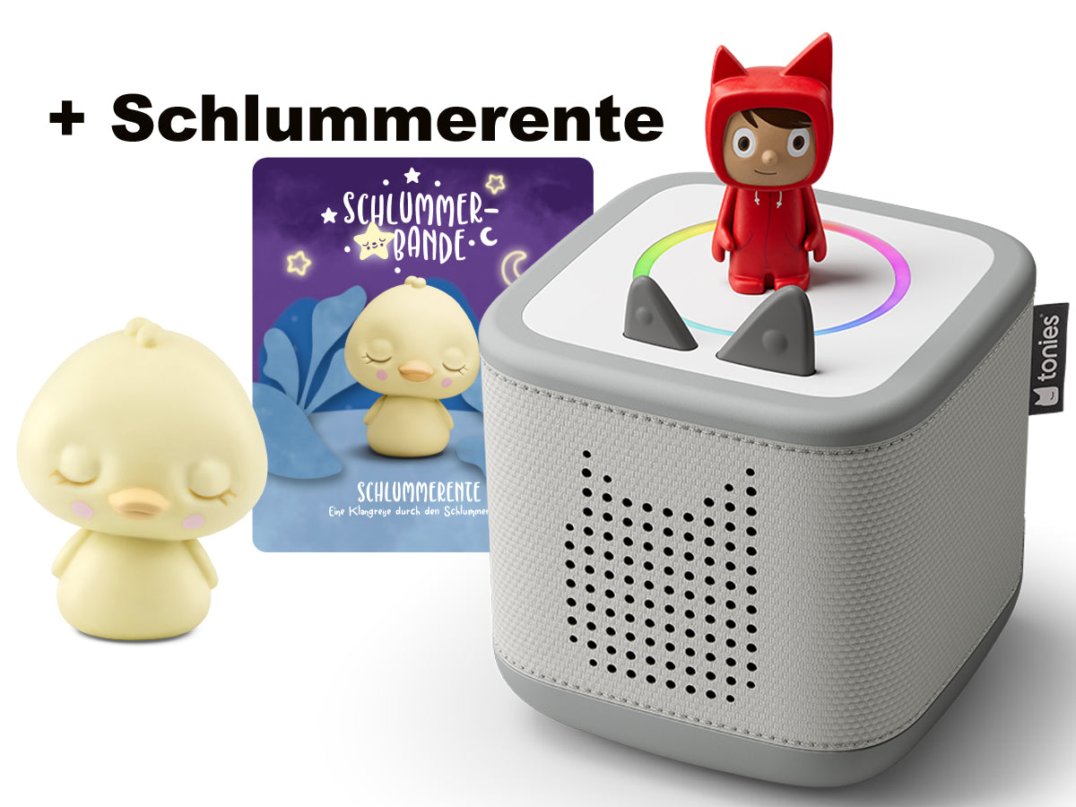 Bundle: Toniebox2 mit Kretivtonie & Schlummerente - eine Klangreise durch den Schlummerwald