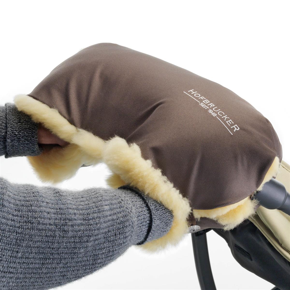 Hofbrucker Handwärmer / Muff, Lammfell
