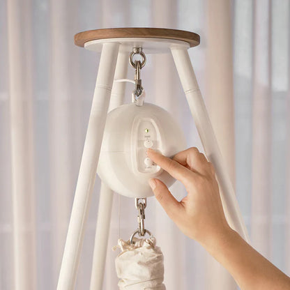 Moonboon Federwiegenset mit Ständer & Motor (grün) - MIETE ab 1,99€/Tag