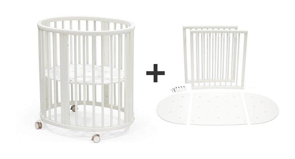 Stokke Sleepi mini V3 + Umbausatz - weiss