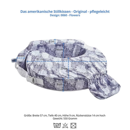 bemaßtes bild von amerikanischem Stillkissen Flowers
