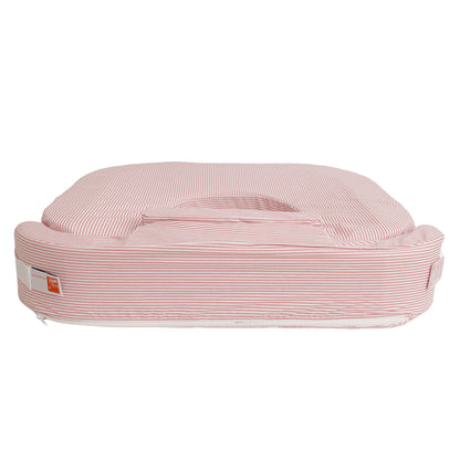 Amerikanisches Zwillings Stillkissen, rosa