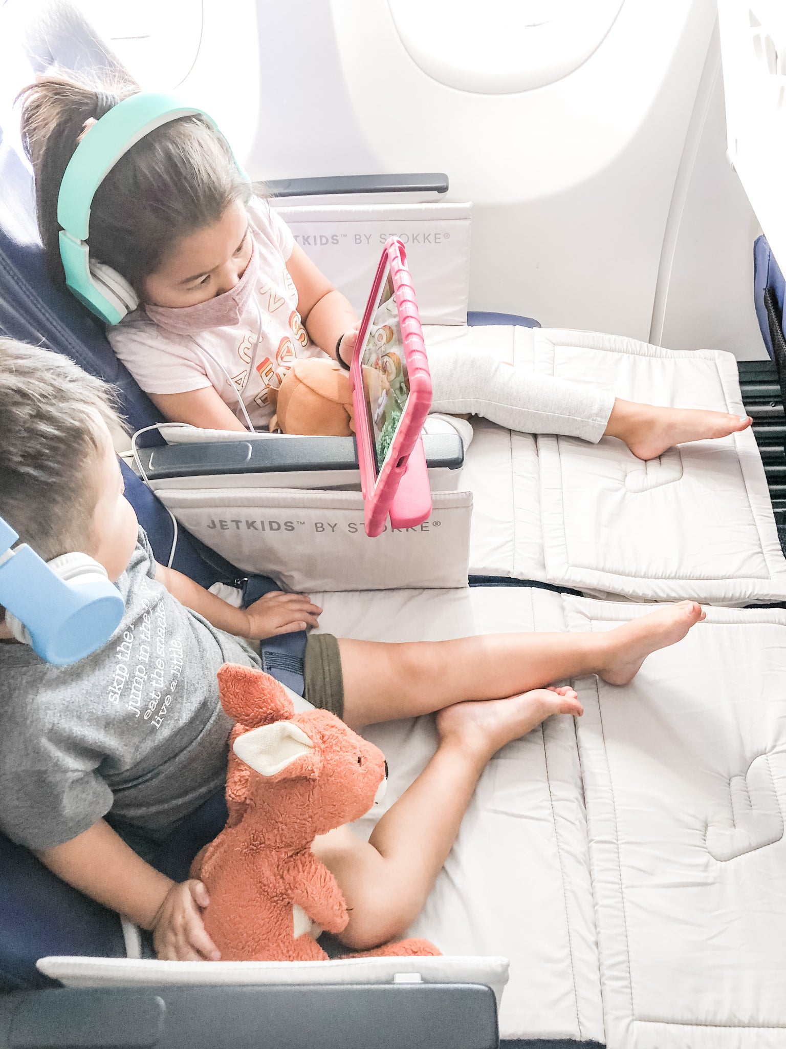 Flugzeugbett für Kleinkinder, verstellbare tragbare