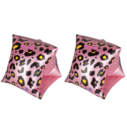 Schwimmflügel Leopard Rose Gold, 2-6 Jahre